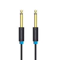 Grborn 6.5mm Audio Cable Male to Male Audio Cable HiFi Gold-Plated for Guitar/Amplifier/Microphone 10m (Black)