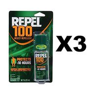 Repel 100 Insect Repellent, 1 oz. Pump Spray, 1 Bottle, 3 Ct