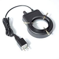 ElectroOptix 10X LED Magnifying Lamp Ring Light Source Brightness Adjustable Center Spotlight USB Power Supply Magnifier