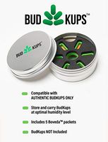 Pocket Humidor for BudKups Loading Capsules, Compatible with Real BudKups Only