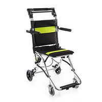 LS Wheelchair,Aluminum Alloy Lightweight Folding Hand Push Wheelchair Scooter for Elderly Disabled