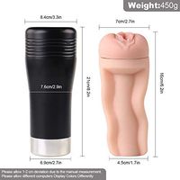 Geloo Pocket Cüp for Women Püsseys Ströcker Sleeve Cüp Woman Realistic Love Döles for Men Adults Toy