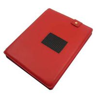 Deluxe Leather multi-view Case/Folio with Stand Feature for Apple iPad 16GB, 32GB, 64GB WiFi + Wifi 3G (Red)