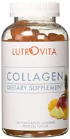 Lutrovita Collagen Gummy, Tropical, 180 Count