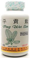 Stomach Comfort Dietary Supplement 500mg 100 Capsules (Ping Wei San) E01 100% Natural Herbs