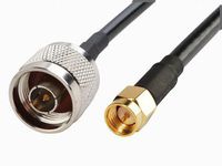 Times Microwave 99-6MMB-ON0F RF Pigtail Cable SMA Male to N Male RG-58 5M