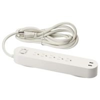 Ikea 102.808.25 5 Outlet Power Strip & 2 Usb Ports, White
