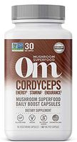 Om Organic Mushroom Nutrition Cordyceps Mushroom Superfood Daily Boost Capsule, 90 Count