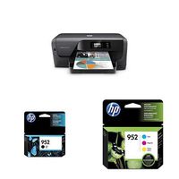 HP OfficeJet Pro 8210 Wireless Printer with Mobile Printing, HP Instant Ink & Amazon Dash Replenishment ready (D9L64A) with Std Ink Bundle
