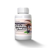 Vision Vmax - Superior Ocular Supplement - Total Nutritional Eye Support, 60 Capsules - 100% Customer Satisfaction Guaranteed, Made in The USA