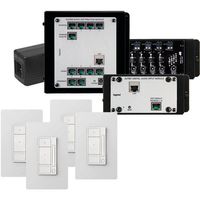 ON-Q Digital Audio 4 Room Single Source Kit White (AU7154-WH)