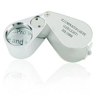 Jewelry Loupe - Illuminated Jeweler's Eye 30x 21mm Magnifier Magnifying with LED Lighting