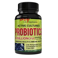 Ideal Choice for Digestion Support, Premium Top Shelf & Ingredients, Probiotic 50 Billion CFU Guaranteed Potency, Delay Release Technology, Non-GMO Gut Digestive Support & Relief, Immune Support