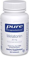 Pure Encapsulations - Melatonin 20 mg - Hypoallergenic Supplement Promotes Healthy Cells and Tissues - 180 Capsules