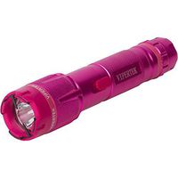 VIPERTEK VTS-T03 - Aluminum Series 53 Billion Heavy Duty Stun Gun - Rechargeable with LED Tactical Flashlight, Pink