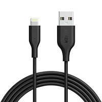 iPhone Charger, Anker Powerline 6ft Lightning Cable, MFi Certified USB Charge/Sync Cord for iPhone 11 / XS/XS Max/XR/X / 8/8 Plus / 7/7 Plus / 6/6 Plus / 5s / iPad, and More