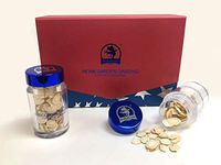 M918-60 Monk Garden Premium Wisconsin Ginseng Slices Deluxe Gift Box, net wt: 2.10oz(60g)