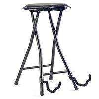 Stagg GIST-300 Foldable Stool with Built-In Guitar Stand