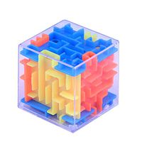 ❤Ywoow❤ 🍀 3D Cube Puzzle Maze Toy Hand Game Case Box Fun Brain Game Challenge Fidget Toys