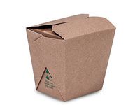 16oz EARTH RECYCLED KRAFT MicrowaveSafe MINI PK 3-1/2x2-7/8x3-1/2 (3 unit, 50 pack per unit.) by Nas