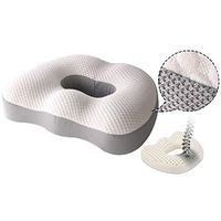 DPS&RXX Seat Comfort Seat for Back Pain & Sciatica Relief Cushion - Lightweight & Portable - Home, Office & Car Wheelchair Use,XL