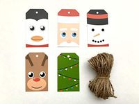 Technically Crafty Christmas Gift Hang Tag Set (50 Pack)