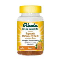 Ricola Herbal Immunity Gummies, Honey, 24ct Each (4)