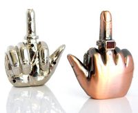 Pack of 2 Butane Novelty Cigarette Middle Finger Lighter