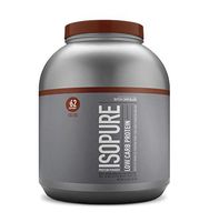 Isopure Low Carb, Vitamin C and Zinc for Immune Support, 25g Protein, Keto Friendly Protein Powder, 100% Whey Protein Isolate, Flavor: Dutch Chocolate, 4.5 Pounds (Packaging May Vary)
