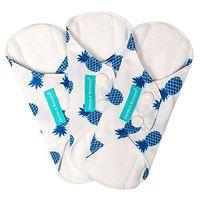 Charlie Banana 3 Feminine Pads Liner Blue Pineapple