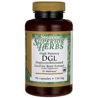 Swanson High Potency Dgl (Licorice) 750 Milligrams 90 Capsules