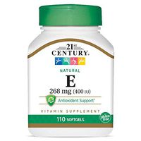 21st Century E 400 I.U. Natural (D-Alpha) Softgels, 110-Count