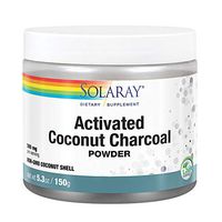 Solaray Activated Coconut Charcoal Powder | Non-GMO Coconut Shell | 150g