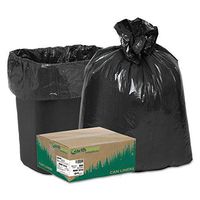 Earthsense Can Liners, 16 Gallons,0.65 Milliliters, 24 x 31, Black, 500/Carton (RNW3310)
