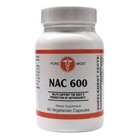 NAC 600 (N-Acetyl CYSTEINE) 60 Capsules