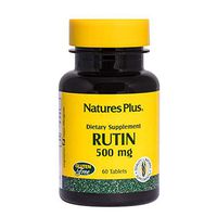 NaturesPlus Rutin 500 mg - 60 Vegetarian Tablets - Vascular & Blood Health Bioflavonoid Supplement - Supports Healthy Capillaries - Antioxidant - Gluten-Free - 60 Servings