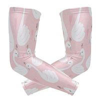 ZZKKO Princess Swan Cooling Arm Sleeves Cover Uv Sun Protection for Men Women Running Golf Cycling Arm Warmer Sleeves 1 Pair