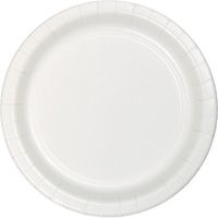 Club Pack of 240 White Disposable Paper Party Luncheon Plates 7"