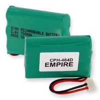 700mA, 3.6V replacement NiMH battery for AT&T SB67158 Cordless Phones - Empire Scientific #CPH-464D