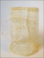 Natural gift bag/pouch made up of Sinamay fiber - Round Bottom Pouch - NATURAL SMALL (Pack of 7)