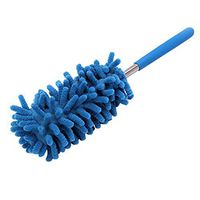 Cleaner Dust Handle Broom, InKach Telescopic Microfibre Duster Extendable Cleaning Home Car Cleaner Dust Handle Brooms (Blue)