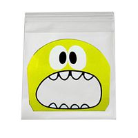 Monster Self-Adhesive Plastic Bags for Cookie Biscuit Packaging