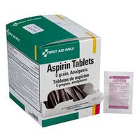 Aspirin Tablets, 325 mg - Qty: 50 (2 Pks)