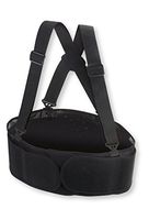 Valeo Industrial VPL8 Lumbar Contoured Back and Abdominal Support Belt, VI9350, Black, Small