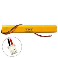 AA600 Ni-CD 8x1.2V 600MAH 9.6v 600 Mah Battery Pack Replacement Exit Sign Emergency Light MINBO 9.6V600mAh DISON Ni-CD KRH15/51 Fire Exit Sign Light