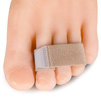 Welnove Toe Splints Straightener Toe Tape Bandages 10 Pcs Toe Brace Cushioned Correction for Crooked Hammer Toe Wraps