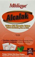 8310574 PT# 10147 Alcalak Tablet Antacid 420mg 100x2/Bx Made by Medique Pharmaceuticals