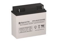 SigmasTek SP12-18NB - 12V 18AH NB SLA Battery - Compatible with: APC RBC7 SUA48XLBP SUA24XLBP SUA5000RMT5U CURK7 CURK11 SUA2200XLT SUA3000 SUA2200