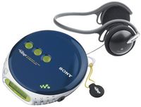 Sony D-EJ360 PSYC CD Walkman (Blue) (Discontinued by Manufacturer)