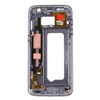 JUNXI Phone case Phone Cover Front Housing LCD Frame Bezel Plate for Galaxy S7 / G930(Grey) (Color : Grey)